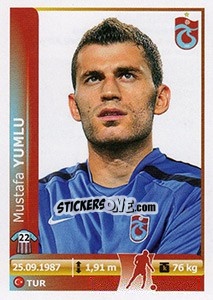 Figurina Mustafa Yumlu - Spor Toto Süper Lig 2012-2013 - Panini