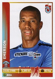 Sticker Emerson - Spor Toto Süper Lig 2012-2013 - Panini