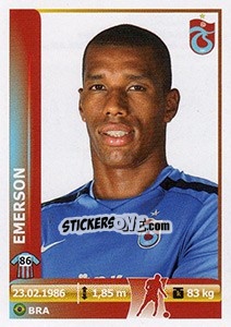 Sticker Emerson - Spor Toto Süper Lig 2012-2013 n. 385 - Panini