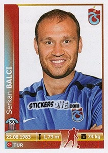 Sticker Serkan Balci - Spor Toto Süper Lig 2012-2013 n. 386 - Panini