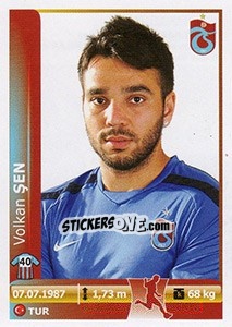 Sticker Volkan Sen - Spor Toto Süper Lig 2012-2013 - Panini