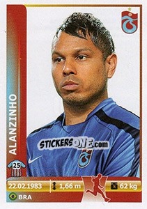 Sticker Alanzinho - Spor Toto Süper Lig 2012-2013 - Panini