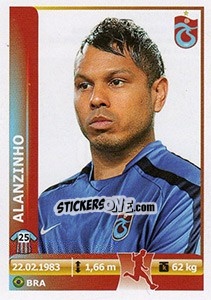 Sticker Alanzinho - Spor Toto Süper Lig 2012-2013 n. 390 - Panini