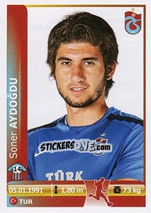 Sticker Soner Aydogdu - Spor Toto Süper Lig 2012-2013 - Panini