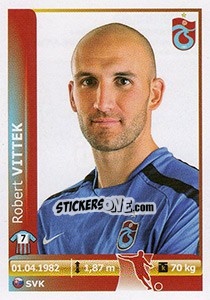 Sticker Robert Vittek - Spor Toto Süper Lig 2012-2013 n. 396 - Panini