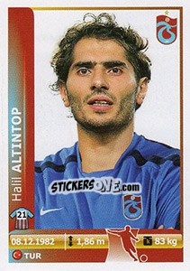 Sticker Halil Altintop - Spor Toto Süper Lig 2012-2013 n. 397 - Panini