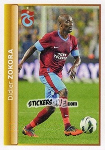 Sticker Didier Zokora - Spor Toto Süper Lig 2012-2013 n. 399 - Panini