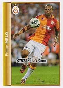 Sticker Felipe Melo - Spor Toto Süper Lig 2012-2013 n. 401 - Panini