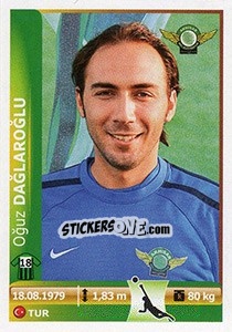 Figurina Oguz Daglaroglu - Spor Toto Süper Lig 2012-2013 - Panini