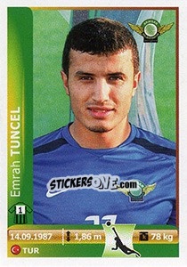 Cromo Emrah Tuncel - Spor Toto Süper Lig 2012-2013 - Panini