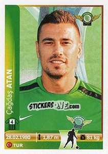 Sticker Cagdas Atan - Spor Toto Süper Lig 2012-2013 n. 7 - Panini