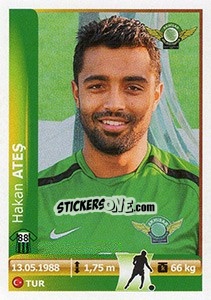 Cromo Hakan Ates - Spor Toto Süper Lig 2012-2013 - Panini