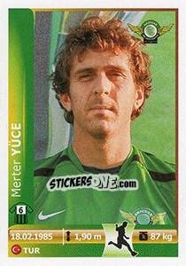 Sticker Merter Yuce - Spor Toto Süper Lig 2012-2013 - Panini