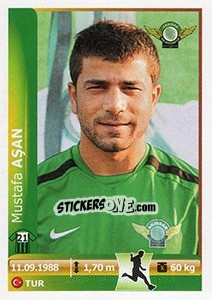 Cromo Mustafa Asan - Spor Toto Süper Lig 2012-2013 - Panini