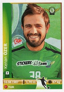 Cromo Kenan Ozer - Spor Toto Süper Lig 2012-2013 n. 21 - Panini