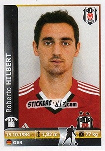 Sticker Roberto Hilbert - Spor Toto Süper Lig 2012-2013 - Panini