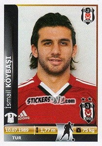 Sticker Ismail Koybasi - Spor Toto Süper Lig 2012-2013 n. 33 - Panini