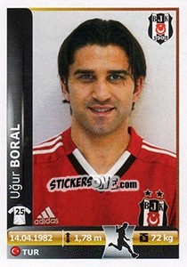 Sticker Ugur Boral - Spor Toto Süper Lig 2012-2013 n. 35 - Panini
