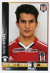 Sticker Necip Uysal - Spor Toto Süper Lig 2012-2013 n. 37 - Panini