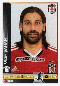 Sticker Olcay Sahan - Spor Toto Süper Lig 2012-2013 - Panini