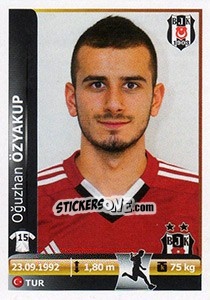 Sticker Oguzhan Ozyakup - Spor Toto Süper Lig 2012-2013 - Panini