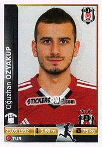 Sticker Oguzhan Ozyakup - Spor Toto Süper Lig 2012-2013 n. 40 - Panini