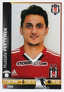 Cromo Mustafa Pektemek - Spor Toto Süper Lig 2012-2013 - Panini