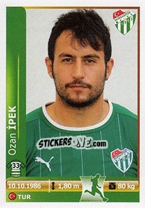 Figurina Ozan Ipek - Spor Toto Süper Lig 2012-2013 - Panini