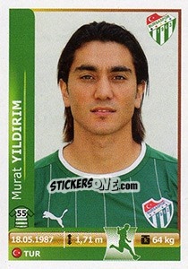 Sticker Murat Yildirim - Spor Toto Süper Lig 2012-2013 n. 65 - Panini