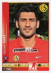 Sticker Veysel Sari - Spor Toto Süper Lig 2012-2013 - Panini