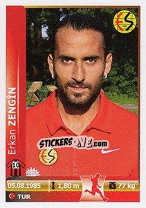 Sticker Erkan Zengin - Spor Toto Süper Lig 2012-2013 - Panini
