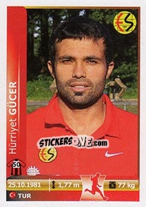 Sticker Hurriyet Gucer - Spor Toto Süper Lig 2012-2013 - Panini