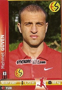 Sticker Mehmet Guven - Spor Toto Süper Lig 2012-2013 n. 86 - Panini