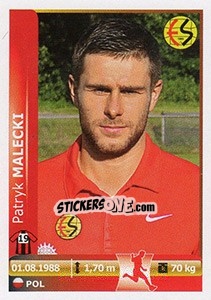 Sticker Patryk Malecki - Spor Toto Süper Lig 2012-2013 - Panini