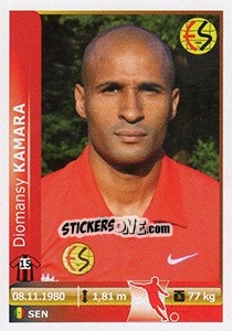 Sticker Diomansy Kamara - Spor Toto Süper Lig 2012-2013 n. 88 - Panini