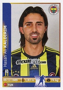 Sticker Hasan Ali Kaldirim - Spor Toto Süper Lig 2012-2013 n. 96 - Panini