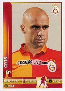 Sticker Cris - Spor Toto Süper Lig 2012-2013 - Panini