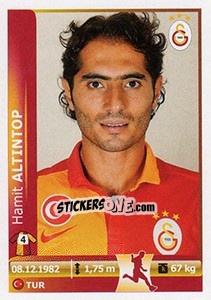 Sticker Hamit Altintop - Spor Toto Süper Lig 2012-2013 n. 124 - Panini