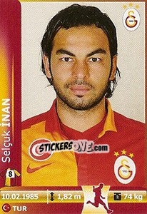 Sticker Selcuk Inan - Spor Toto Süper Lig 2012-2013 n. 126 - Panini