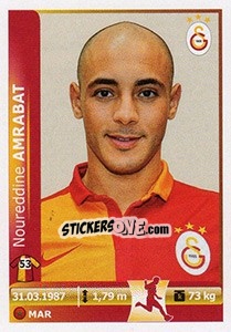 Sticker Nordin Amrabat - Spor Toto Süper Lig 2012-2013 n. 129 - Panini