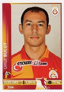 Sticker Umut Bulut - Spor Toto Süper Lig 2012-2013 n. 132 - Panini