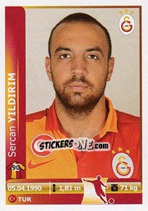 Sticker Sercan Yildirim - Spor Toto Süper Lig 2012-2013 n. 133 - Panini
