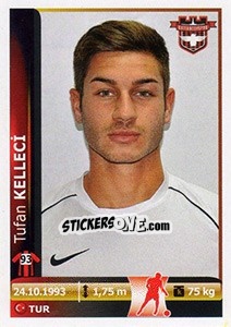 Sticker Tufan Kelleci - Spor Toto Süper Lig 2012-2013 - Panini