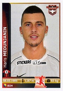 Sticker Haris Medunjanin - Spor Toto Süper Lig 2012-2013 - Panini
