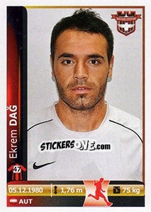 Cromo Ekrem Dag - Spor Toto Süper Lig 2012-2013 - Panini