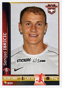 Sticker Senijad Ibricic - Spor Toto Süper Lig 2012-2013 n. 150 - Panini