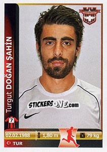 Sticker Turgut Dogan Sahin - Spor Toto Süper Lig 2012-2013 - Panini