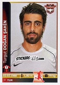 Sticker Turgut Dogan Sahin - Spor Toto Süper Lig 2012-2013 n. 151 - Panini
