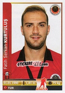 Sticker Fatih Serkan Kurtulus - Spor Toto Süper Lig 2012-2013 - Panini