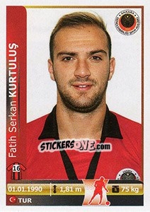 Sticker Fatih Serkan Kurtulus - Spor Toto Süper Lig 2012-2013 n. 165 - Panini
